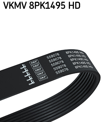 Curea transmisie cu caneluri VKMV 8PK1495 HD SKF
